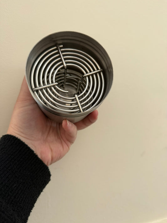 Vintage Stainless Steel Film Tank