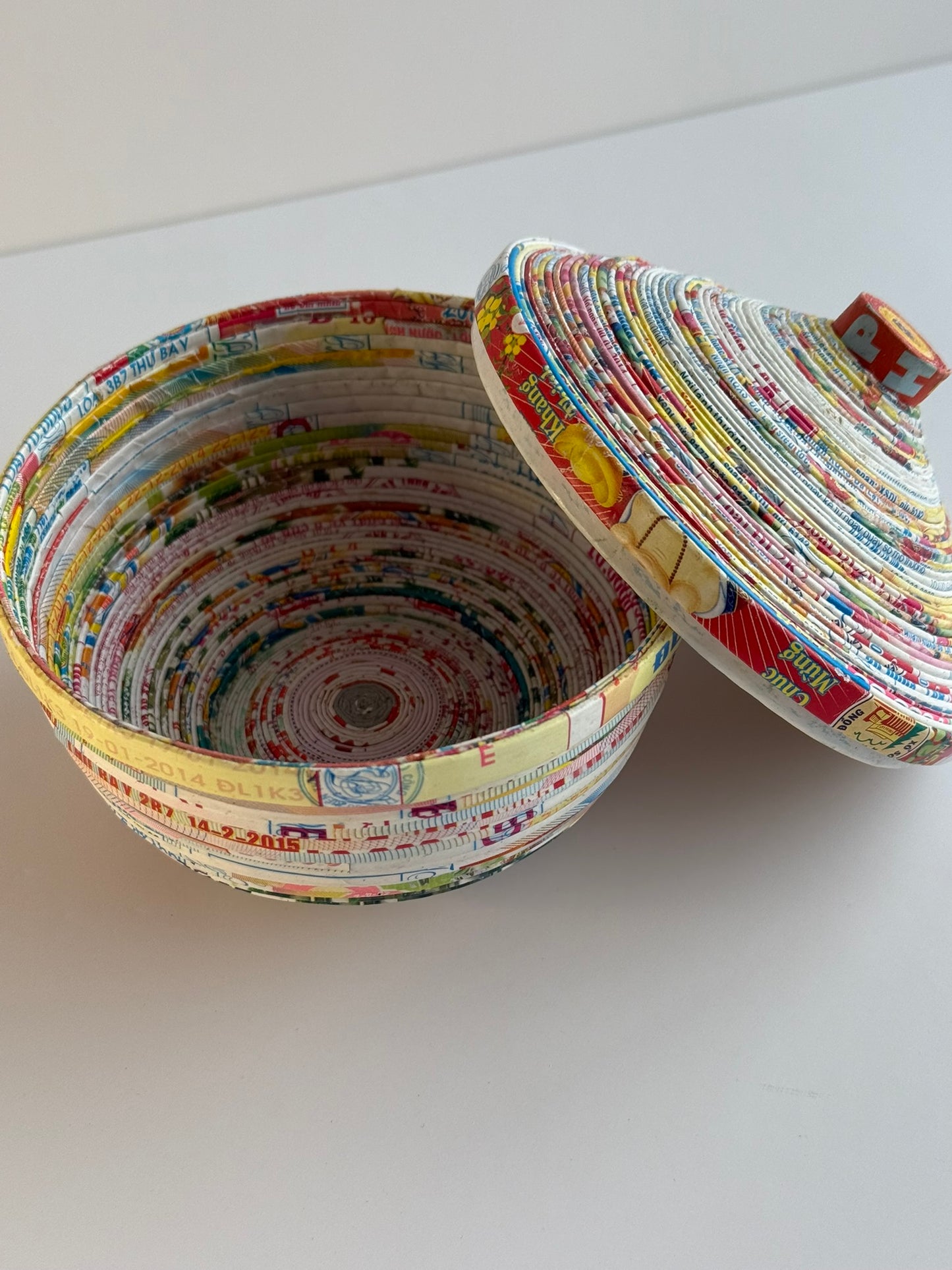 Handmade Trinket Bowl with Lid