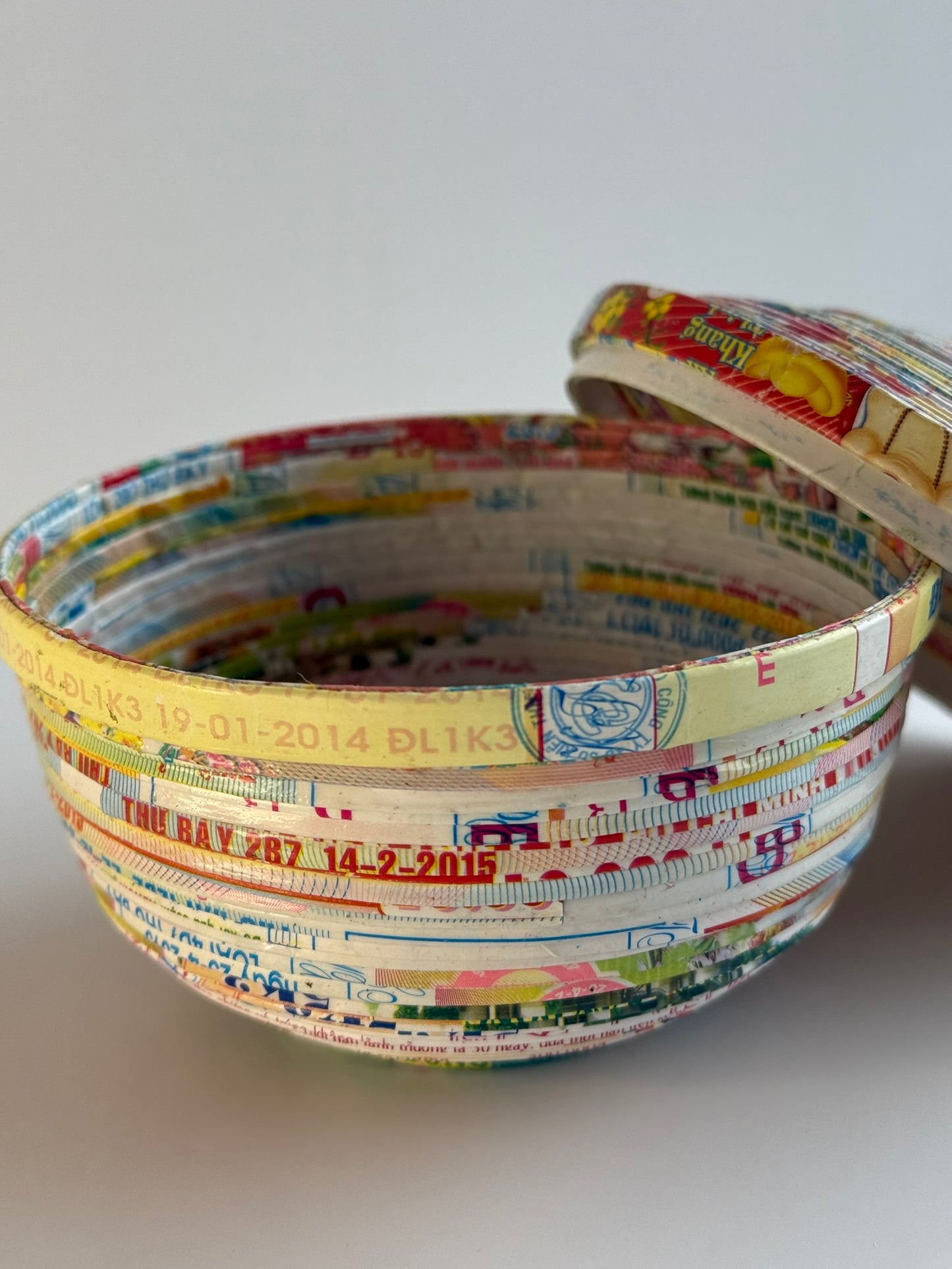 Handmade Trinket Bowl with Lid