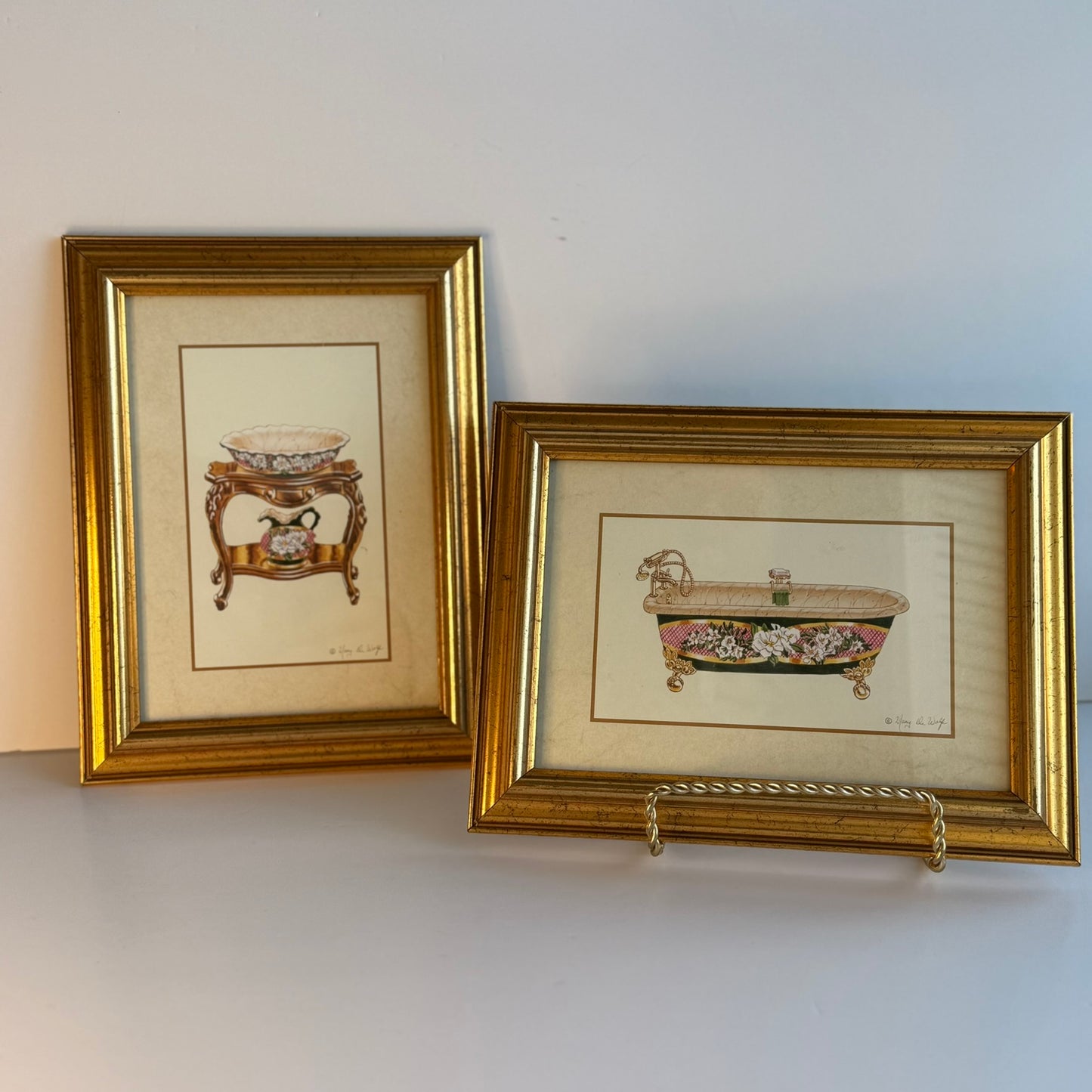 Pair of Bathroom Frames