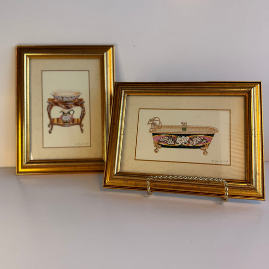 Pair of Bathroom Frames