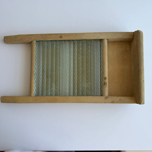 Rustic Washboard with glass