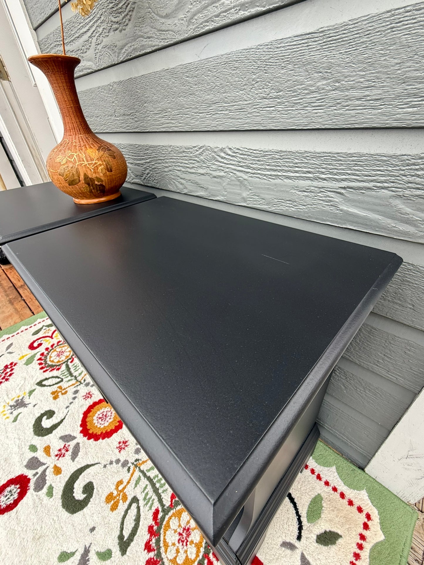 Pair of Black Nightstands