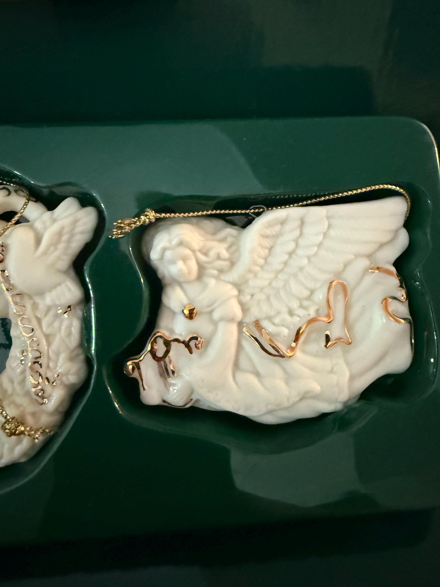 Vintage Collectibles Avon Porcelain Christmas Ornaments