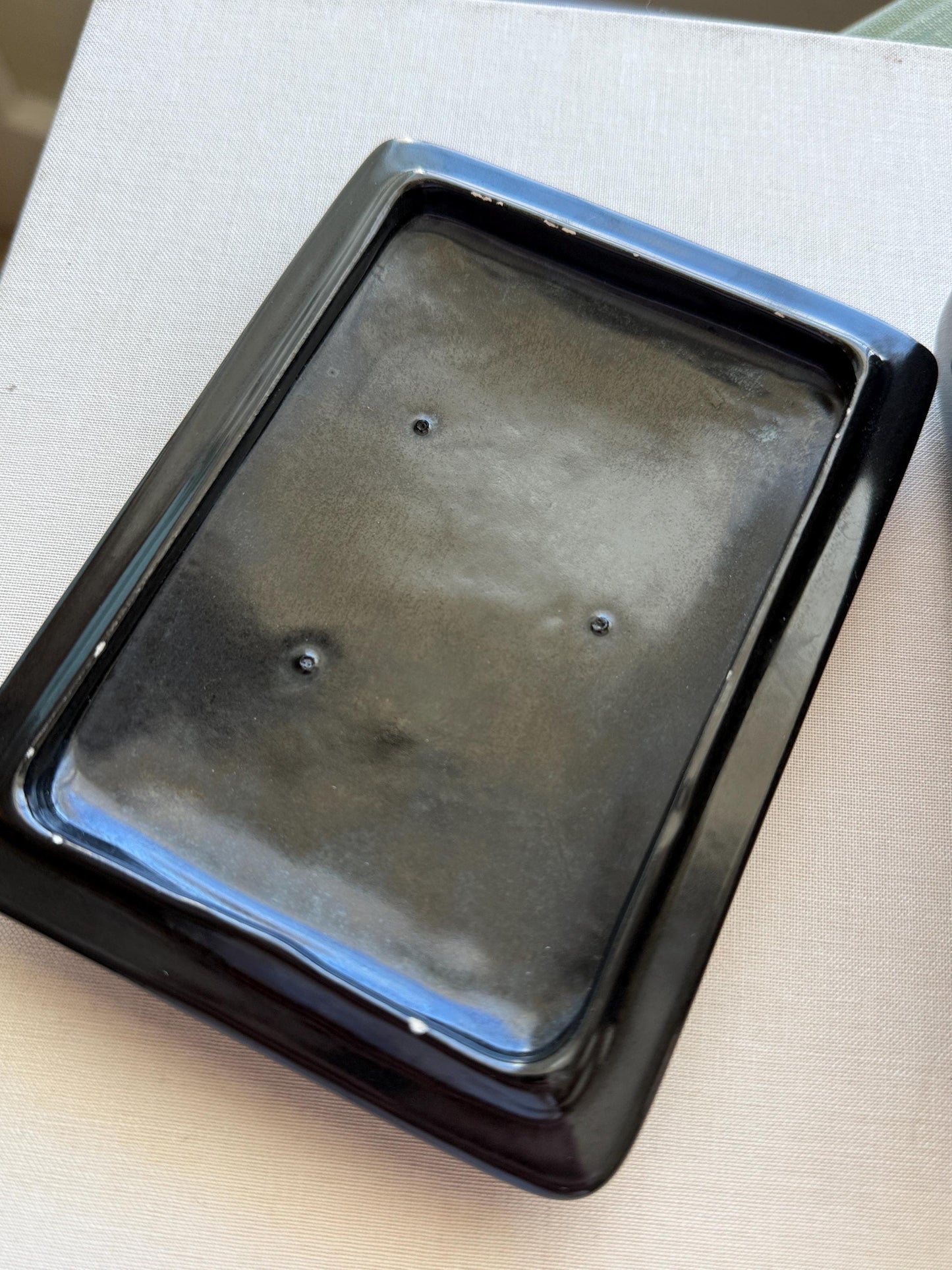Vintage Rocking Horse Ceramic Trinket Box