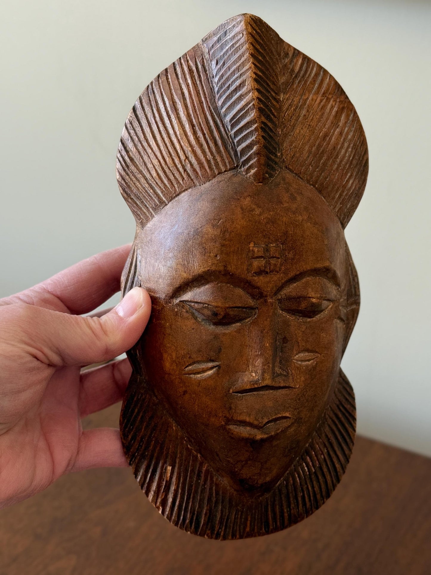 Hand Carved African Wooden Mask