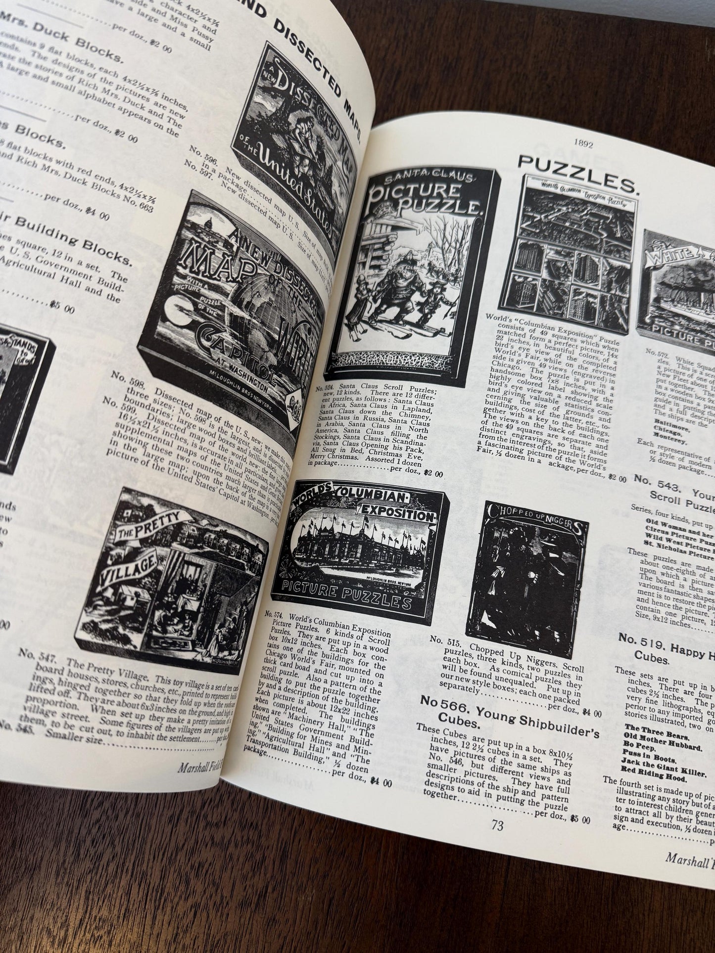Vintage Toys Games Dolls Reference Book 1860-1930 Digest Books 1971