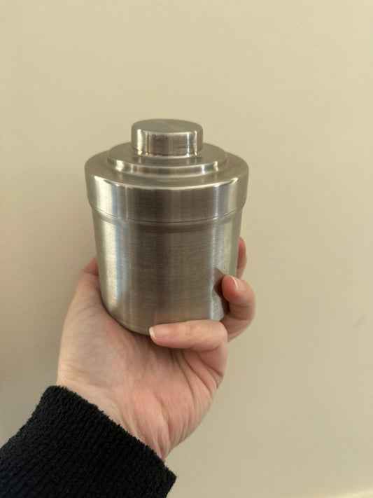 Vintage Stainless Steel Film Tank