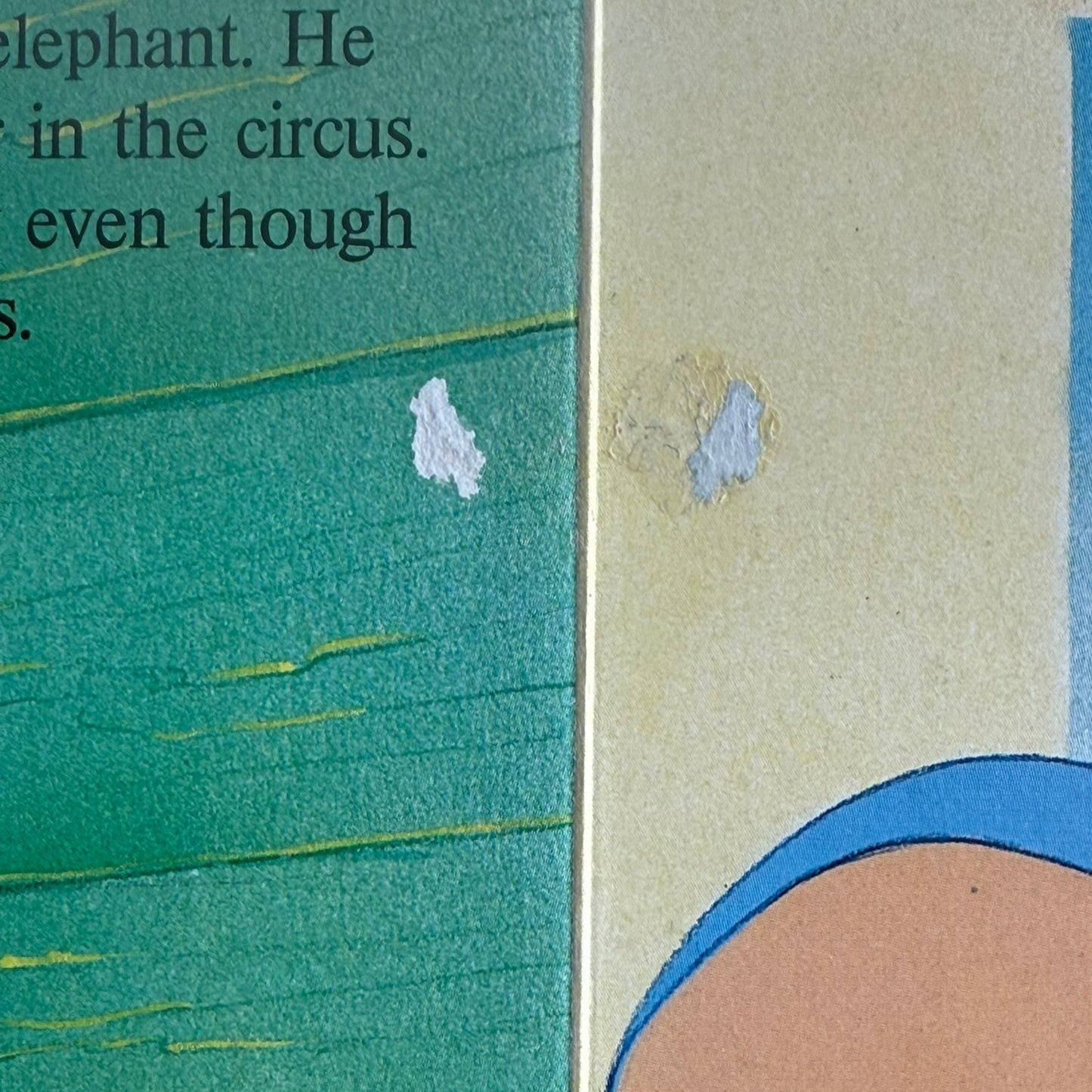 Vintage Walt Disney Dumbo Board Book 1987