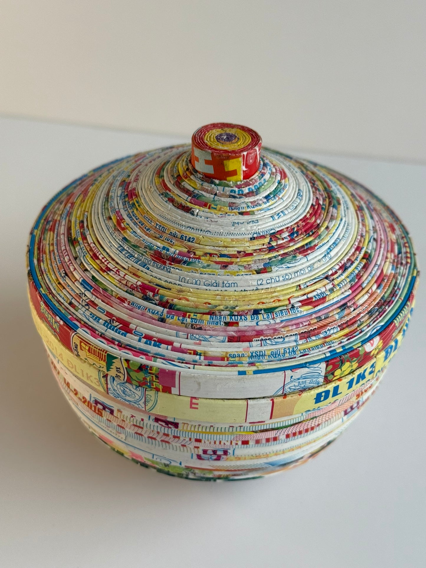 Handmade Trinket Bowl with Lid