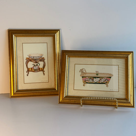 Pair of Bathroom Frames