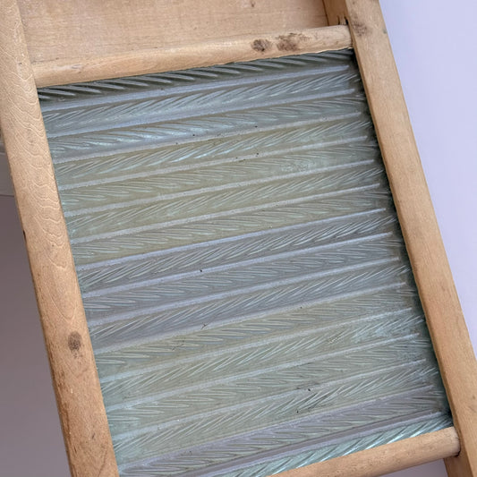 Rustic Washboard with glass
