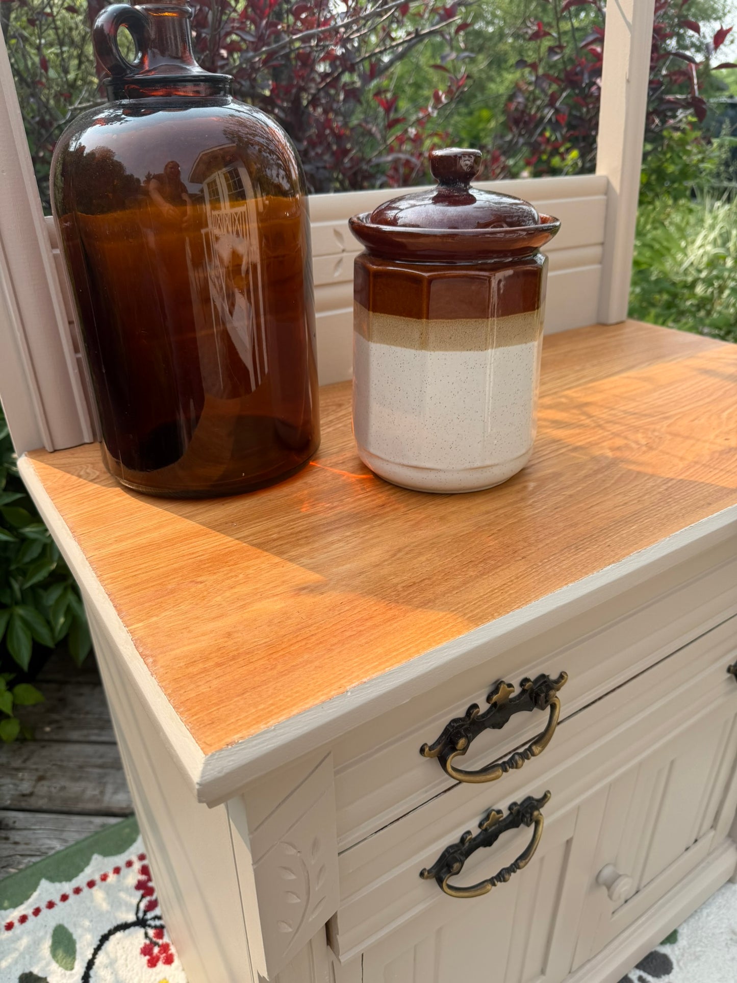 Vintage Solid Wood Washstand