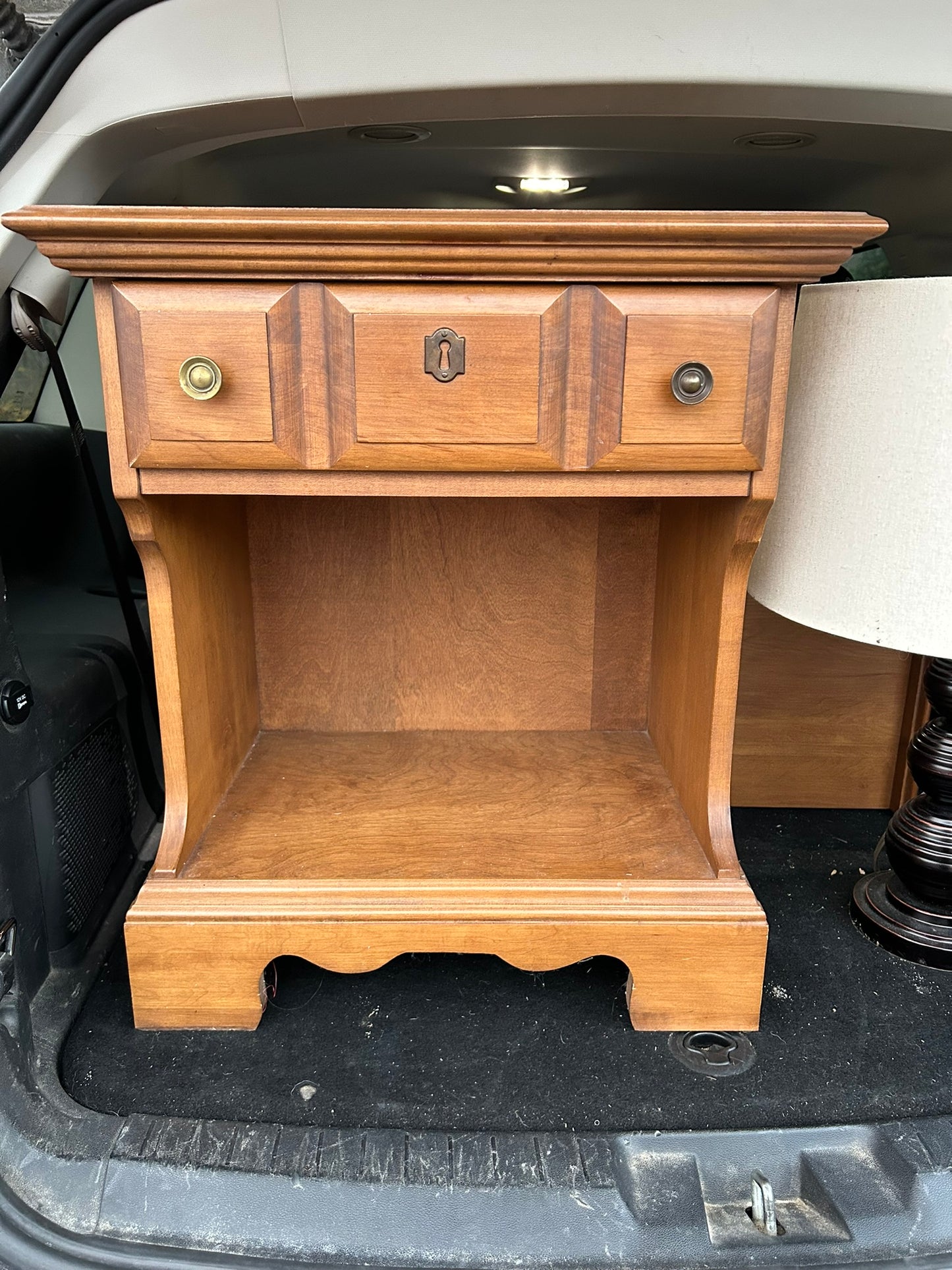 Pair of Black Nightstands