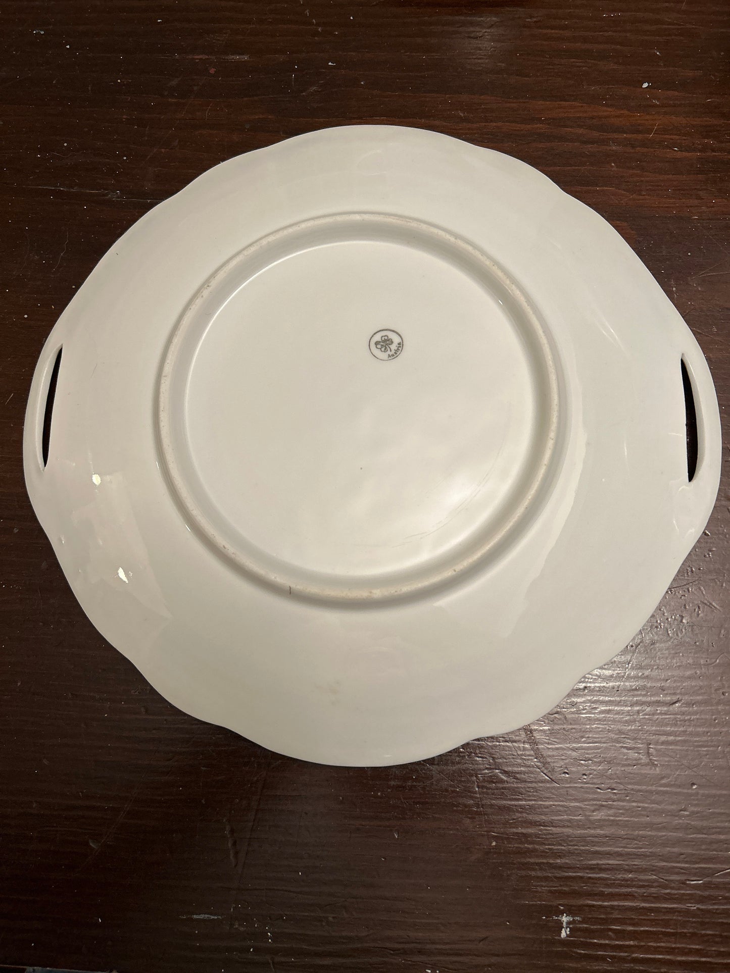 Vintage Handled Plate Austria Fine China