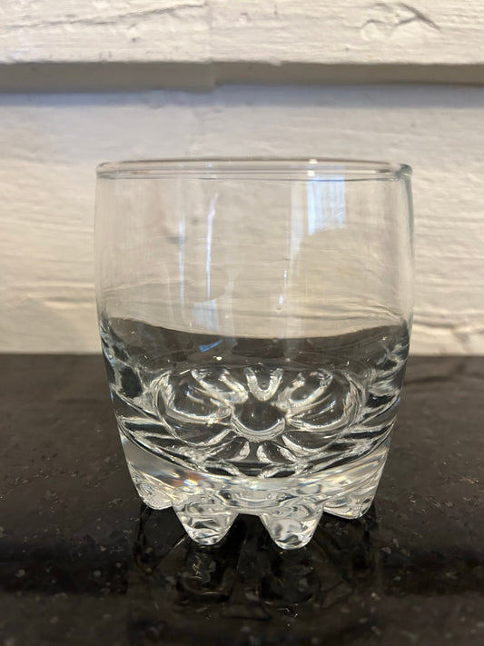 Vintage Old Fashioned Whiskey On The Rocks Glasses Set of 4