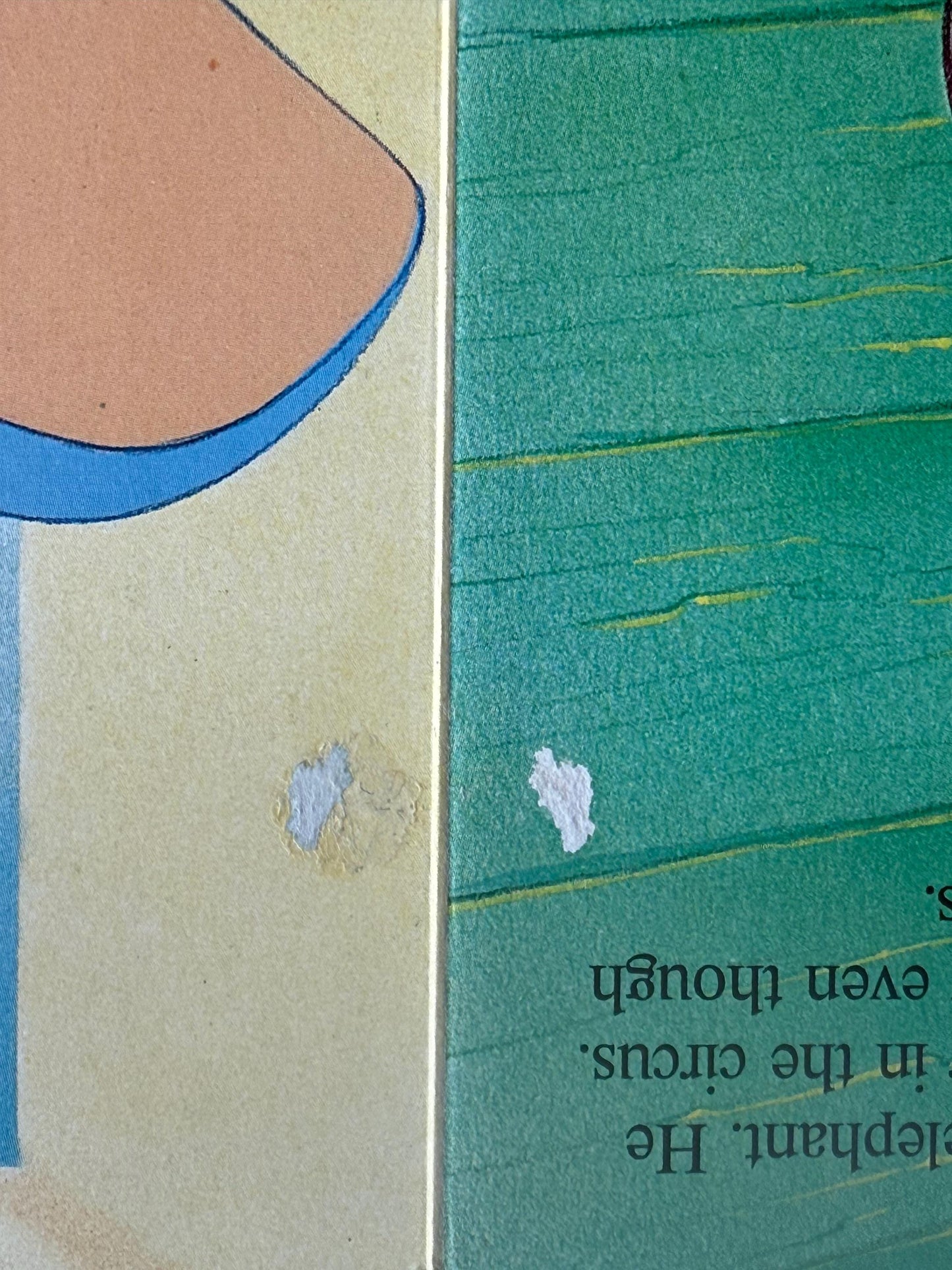 Vintage Walt Disney Dumbo Board Book 1987