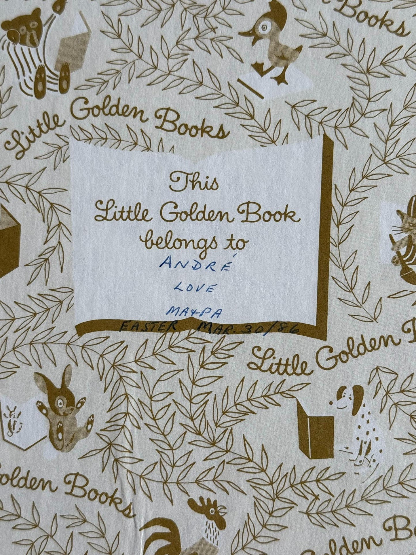 Vintage The Golden Egg Book – A Little Golden Book