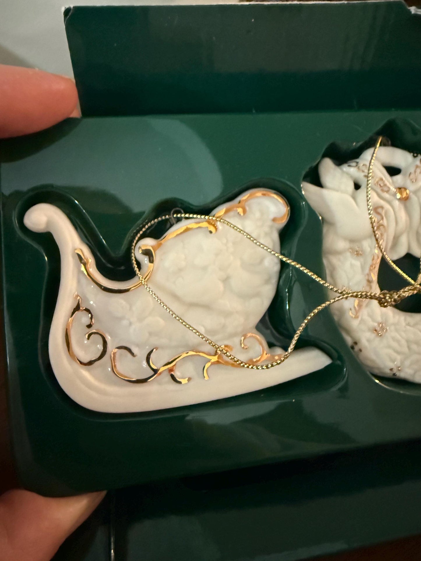 Vintage Collectibles Avon Porcelain Christmas Ornaments