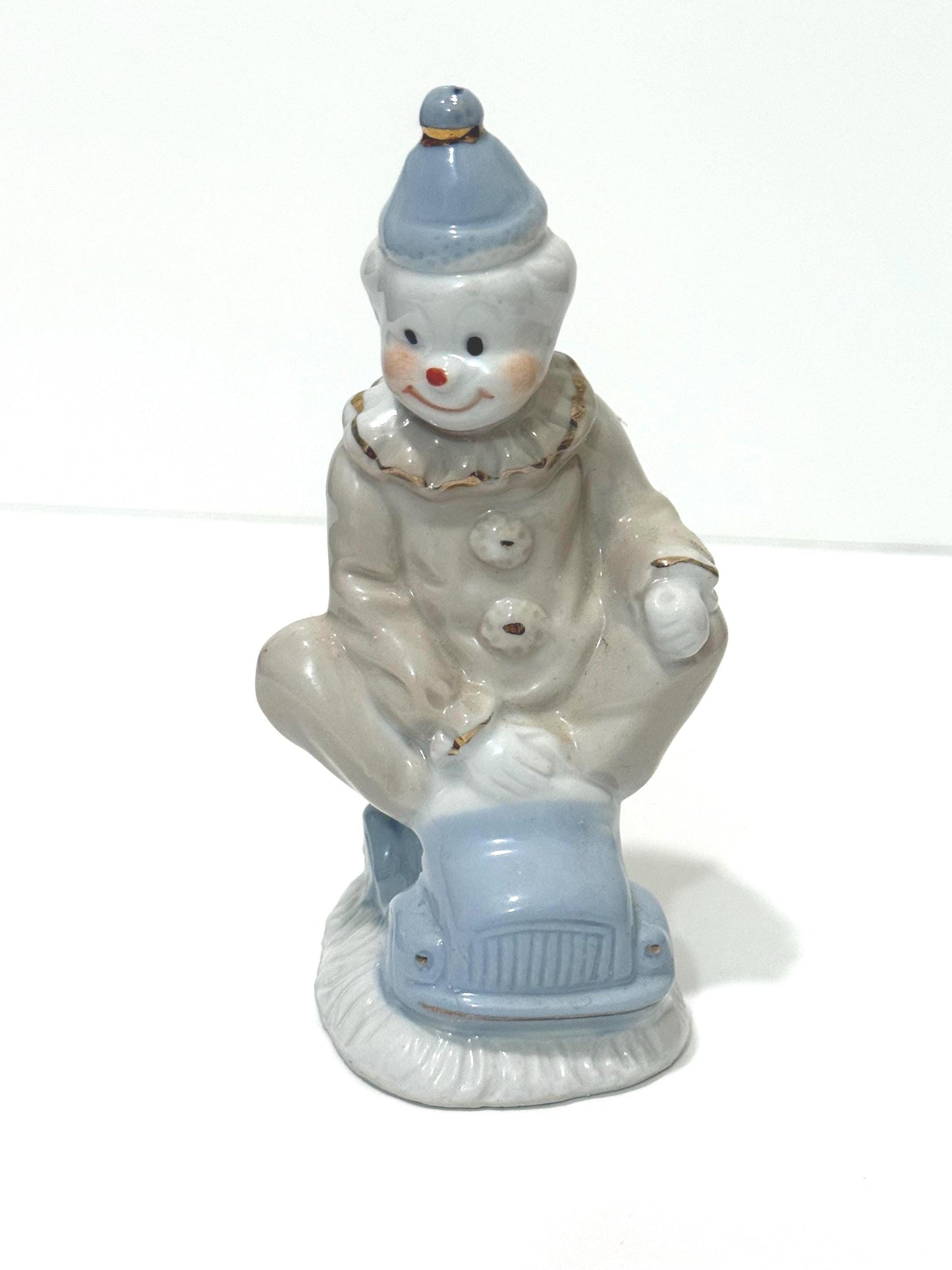 Vintage Porcelain Clown Figurine
