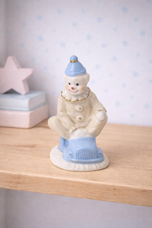 Vintage Porcelain Clown Figurine