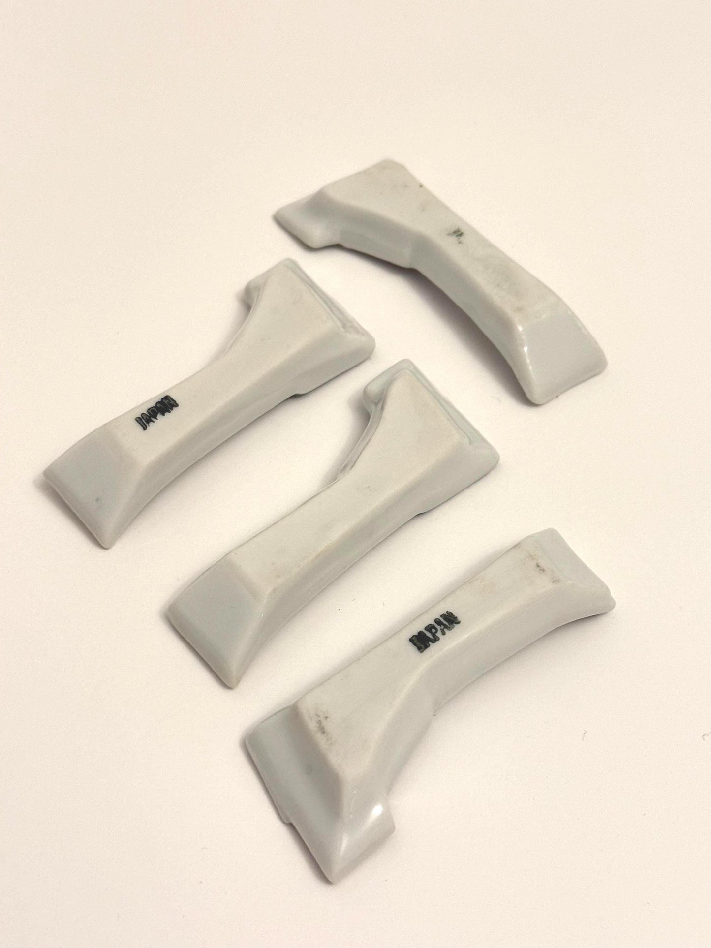 Set of four Japanese Hand Painted Chopsticks Rest