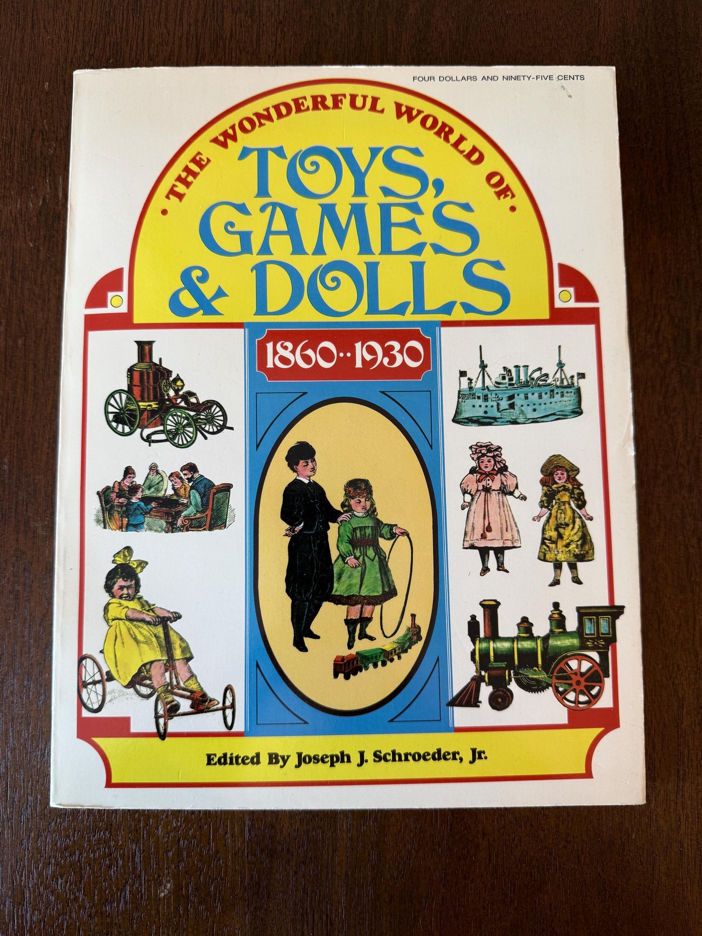 Vintage Toys Games Dolls Reference Book 1860-1930 Digest Books 1971